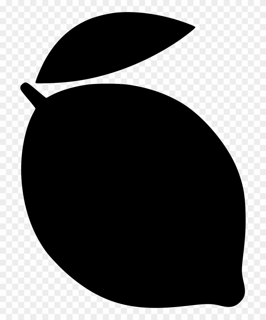 Lemons Clipart Psd - Lemon Silhouette Png Transparent Png