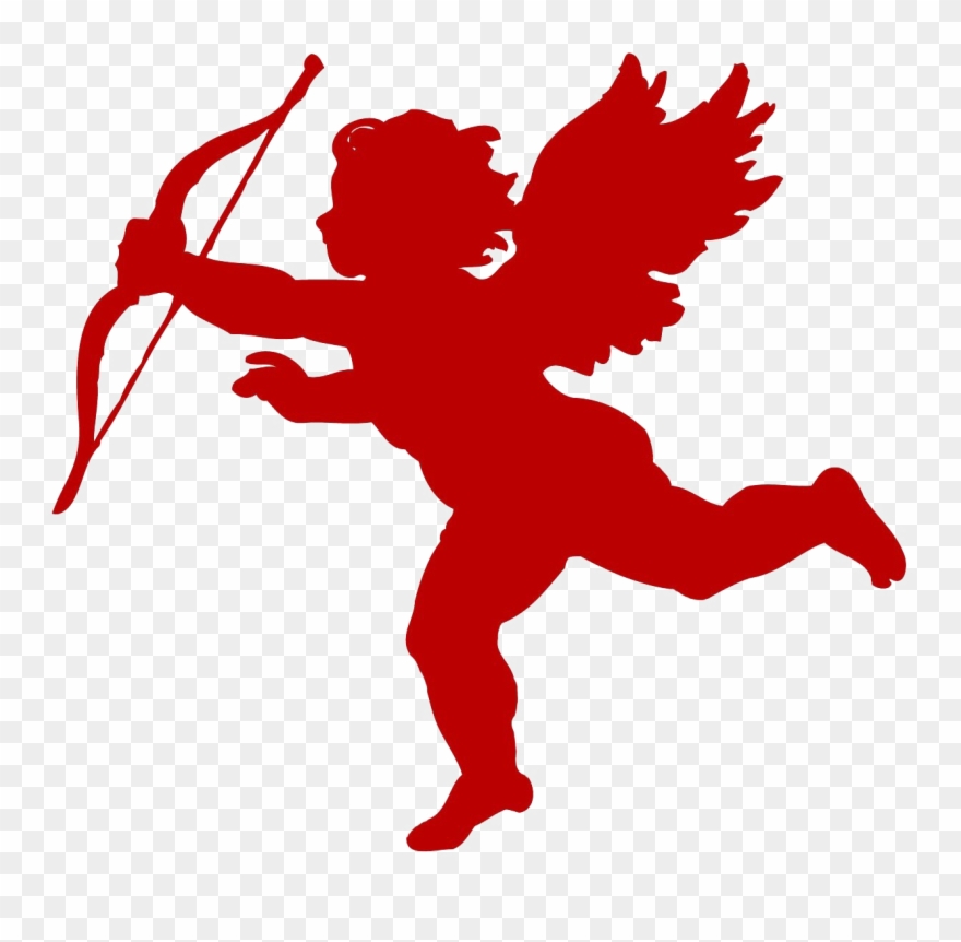 Cupid Arrow Png Transparent Image - Valentines Day Cupid Clipart