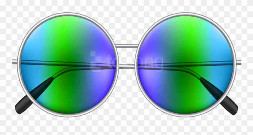 Free Png Download Round Sunglasses Clipart Png Photo - Hippie Sunglasses Clipart Transparent Png
