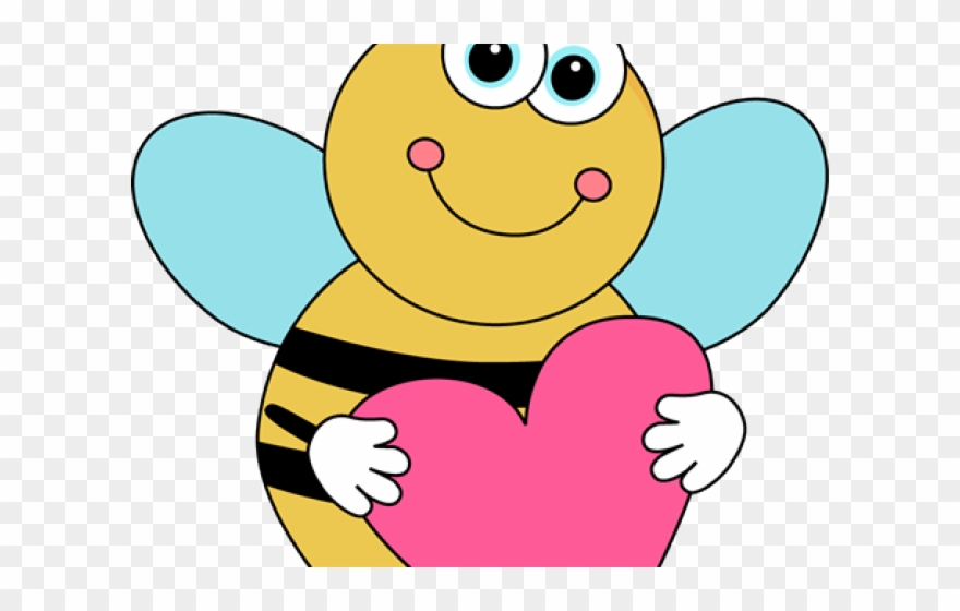 Bumblebee Clipart Spring - Cute Valentines Day Clip Art - Png Download