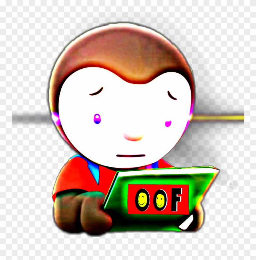 Meme Memes Roblox Noob Oof Sticker Book Green Deepfried Clipart