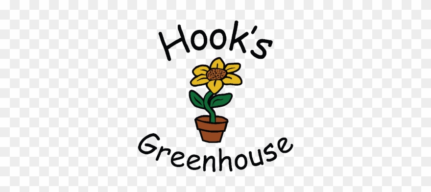 Hook's Greenhouse Logo Hook's Greenhouse - Flowerpot Clipart