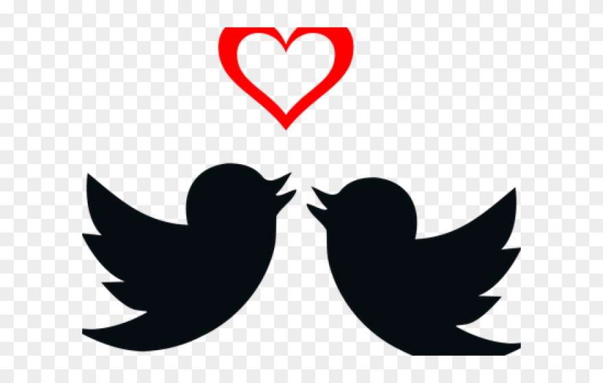 Love Birds Clipart Bird Wallpaper - Clipart Love Birds Png Transparent Png