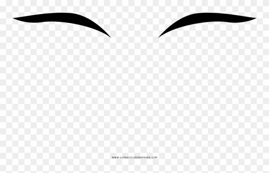 Eyebrows Coloring Page Clipart