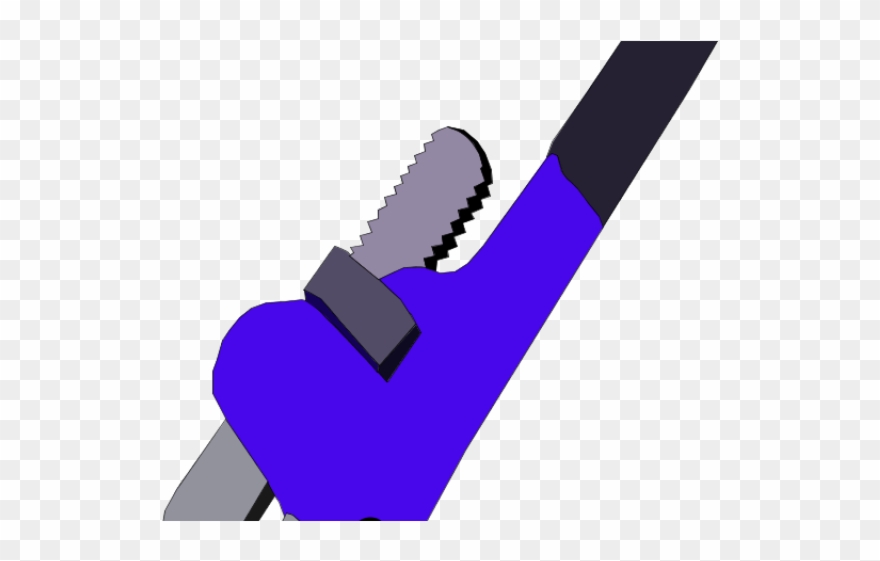 Wrench Clipart Plumber Wrench - Pipe Wrench Clip Art - Png Download