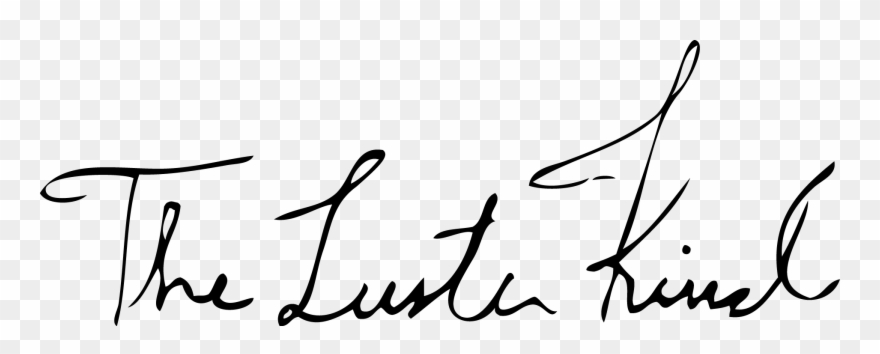 The Luster Kind - Calligraphy Clipart