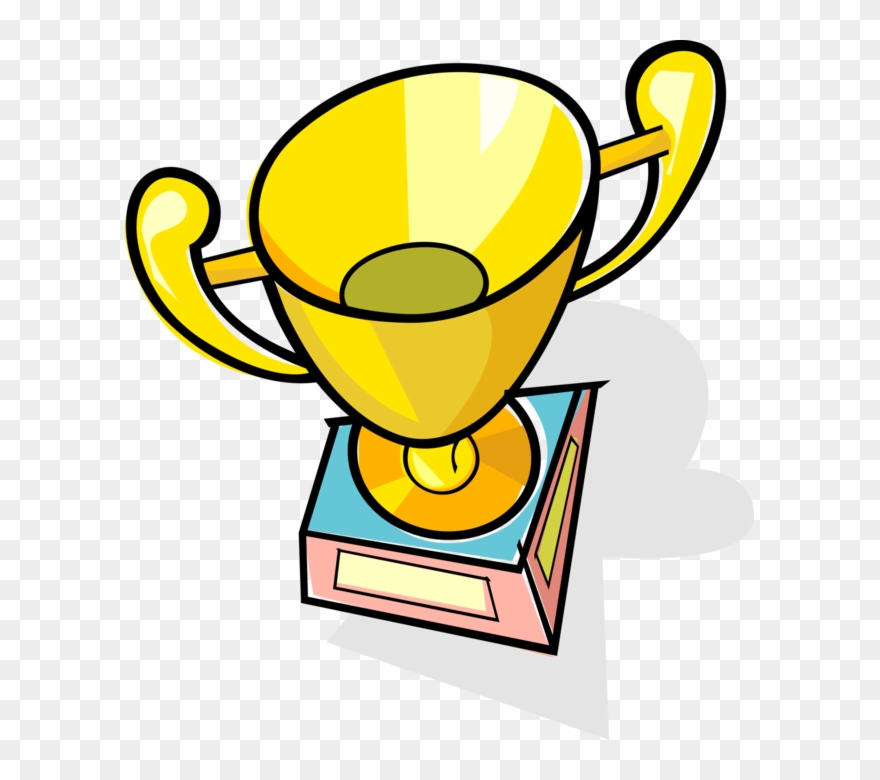 Vector Illustration Of Winner's Trophy Cup Prize Award - Trophy Clip Art - Png Download