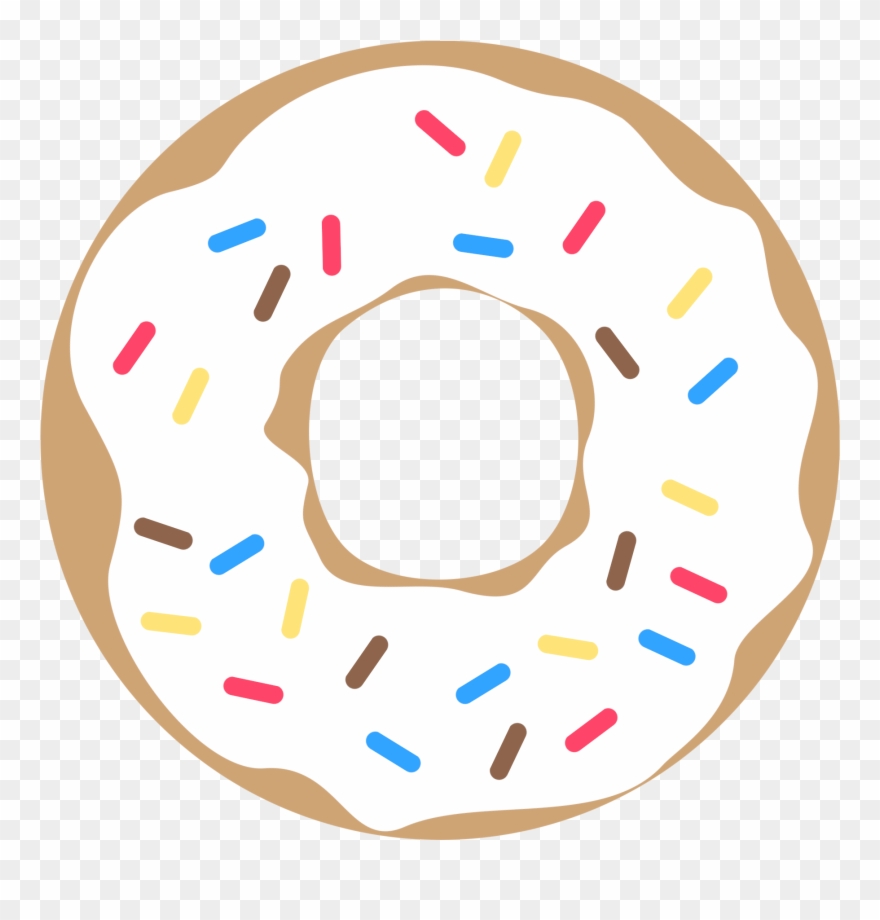 Doughnut Birthday Party, Baby Shower, - Donut Clipart - Png Download