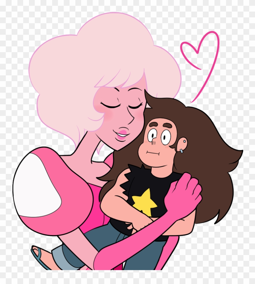 Steven Universe Greg Universe Hair Pink Woman Facial - Steven Universe Pink Diamond And Greg Clipart