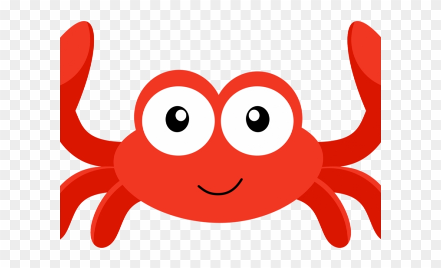 Crab Clipart Scene - Crab Cartoon Clip Art - Png Download