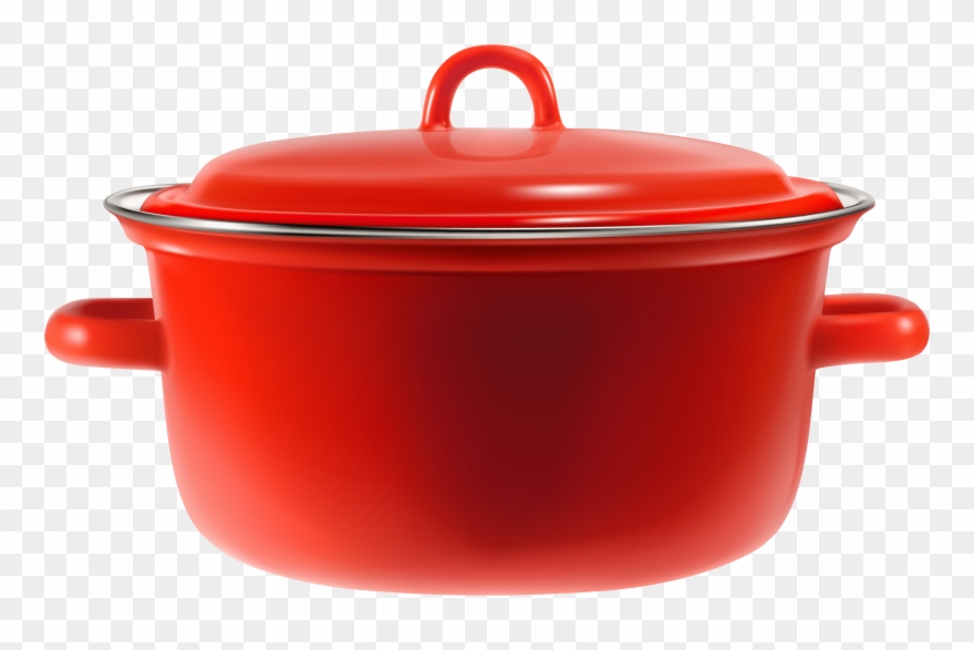 Cooking Pot Clipart 101 Clip Art - Red Pot Png Transparent Png