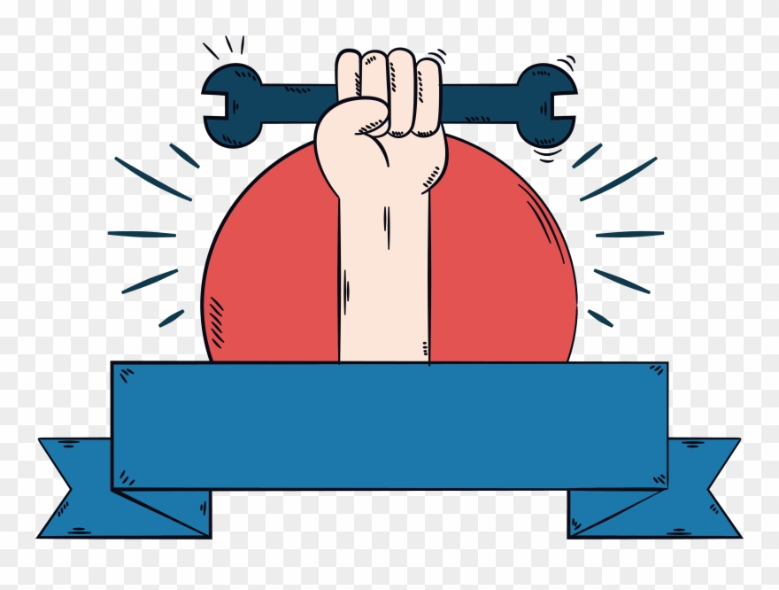 Wrench Clipart Fist - Tay Cầm Cờ Lê - Png Download