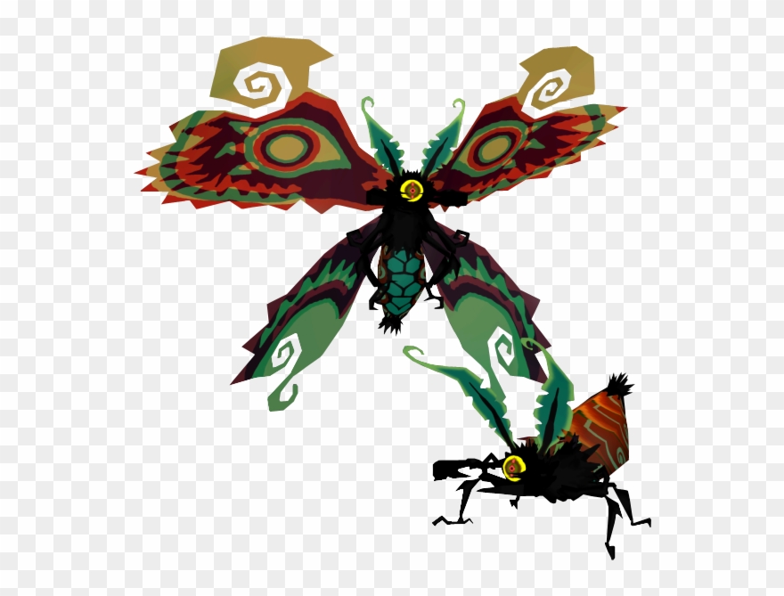 The Perfect Bug/psychic Or Bug/dragon , Png Download - Legend Of Zelda Wind Waker Mothula Clipart