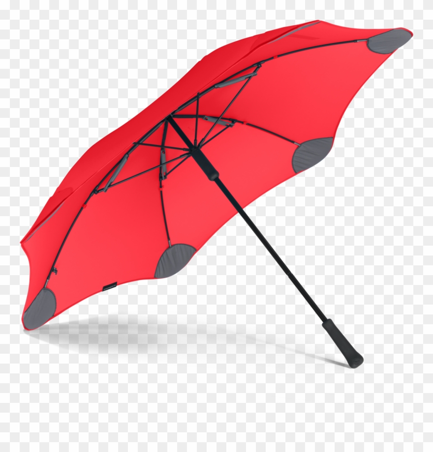 Red Classic Blunt Umbrella View From Under - Blunt Classic Umbrella Grey Clipart