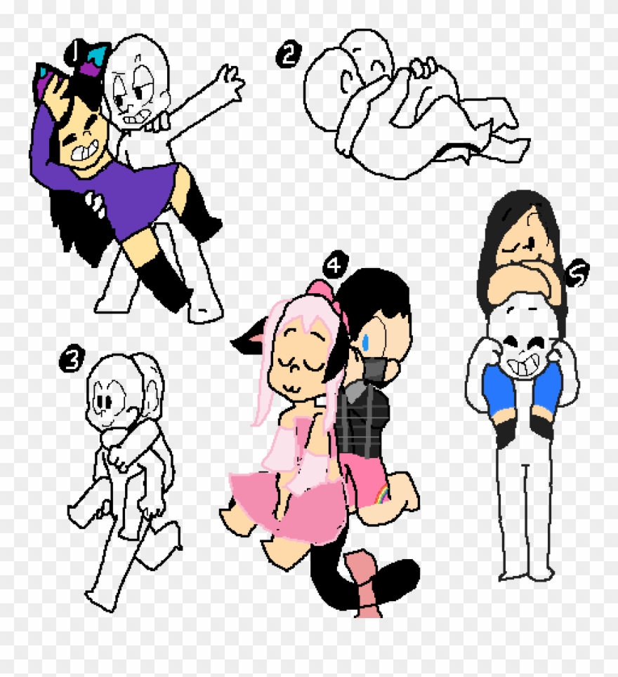 Zane~chan - Draw The Squad Couples Clipart