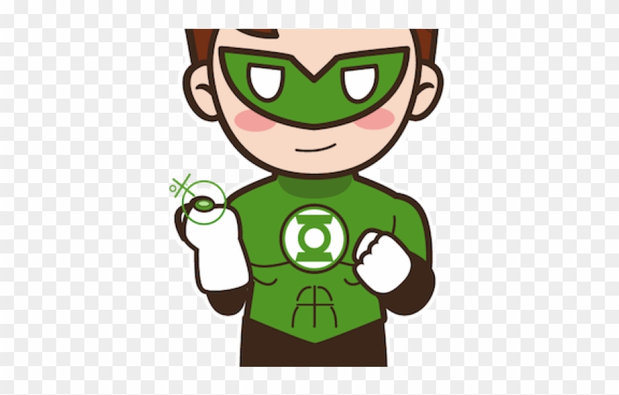 Lantern Clipart Holding - Green Lantern - Png Download