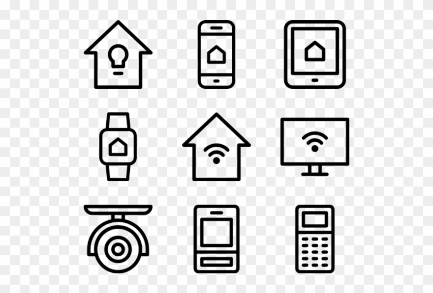 Smart Home - Icon Clipart