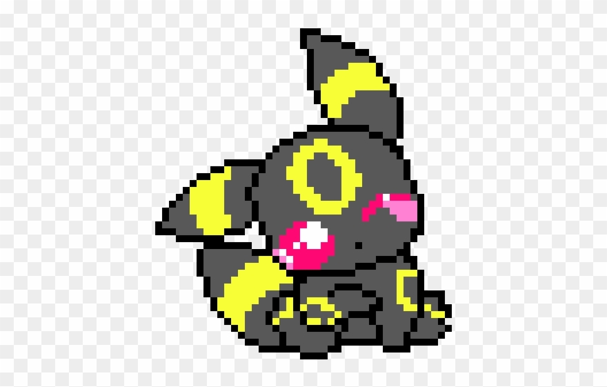 Dark Pikachu - Cute Pikachu Pixel Art Clipart