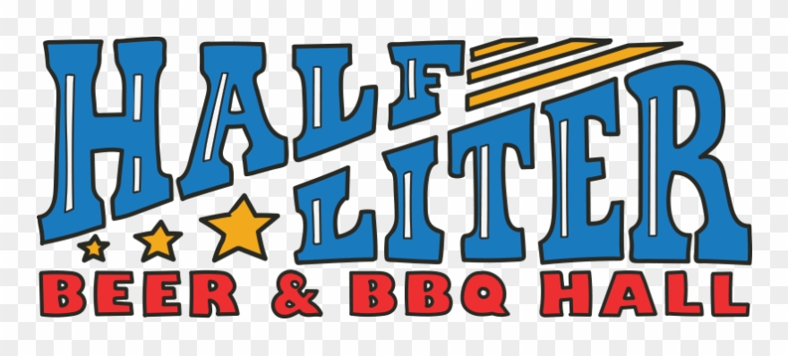 Half Liter Beer & Bbq Hall Logo Two Clipart