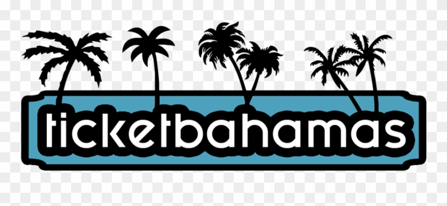 Ticket Bahamas - Silhouette Clipart