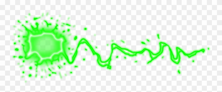 1082 X 400 4 0 - Green Energy Blast Transparent Clipart