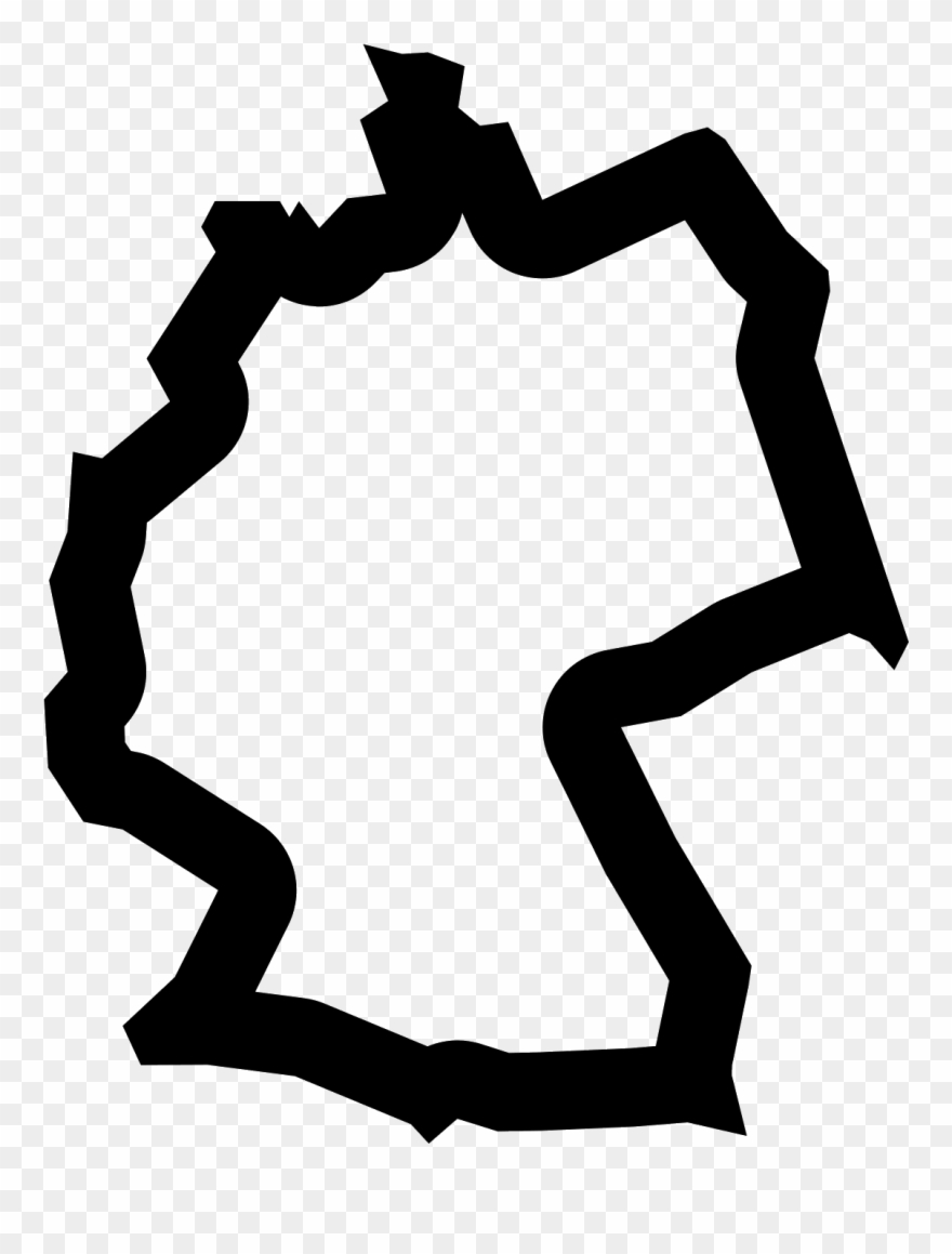 Germany Map Icon , Png Download Clipart
