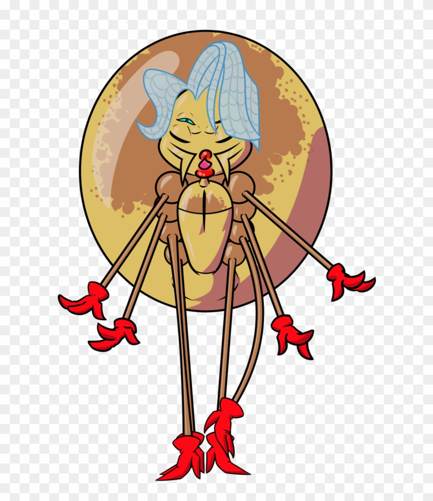 Clip Art Freeuse Library Spotted Spider Pose That No - Cartoon - Png Download