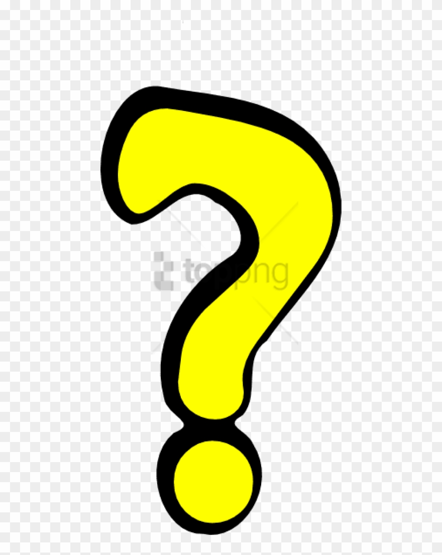 Free Png Question Mark Clipart Png Png Image With Transparent - Yellow Question Mark Clipart