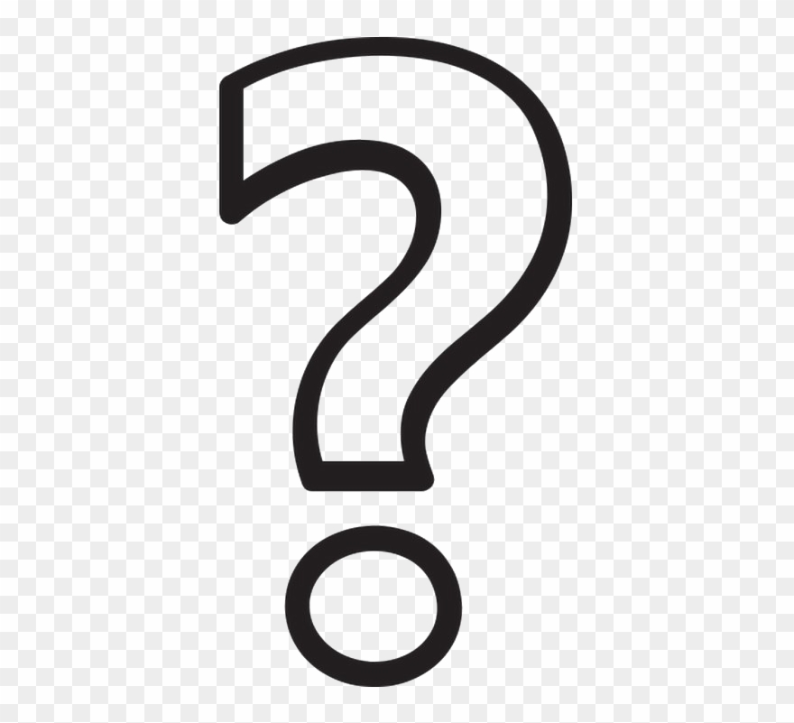 White Question Mark Png Clipart