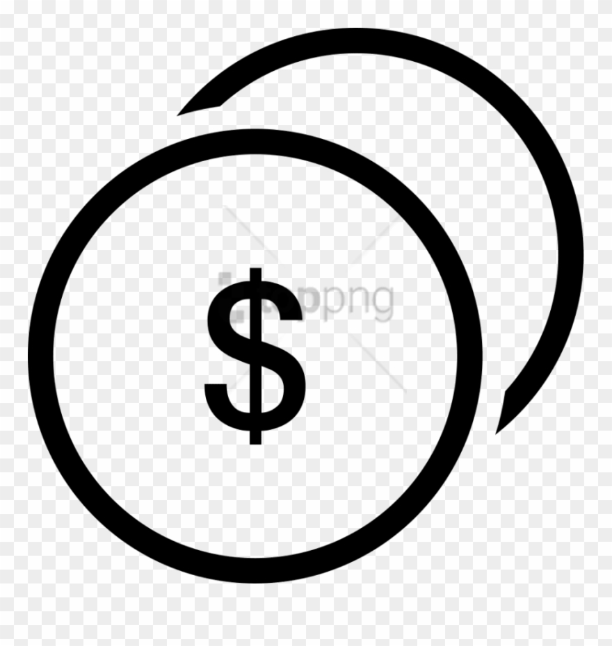 Free Png Download Money Logo White Png Images Background - Icon Euros Clipart