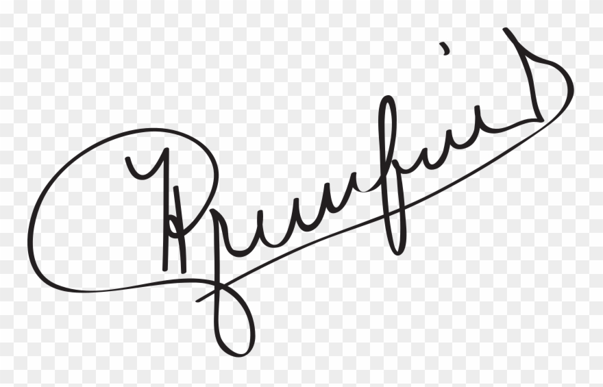 Hernert Greenfield Signature - Calligraphy Clipart