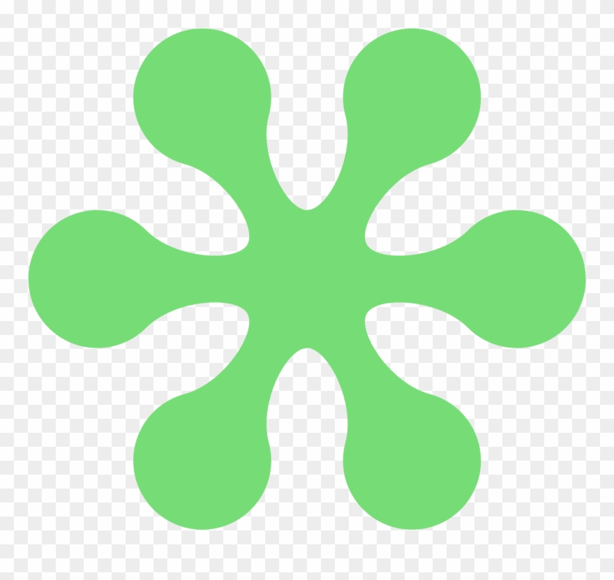 Green Flower Clipart Clipart Best - Orange Color Clipart - Png Download