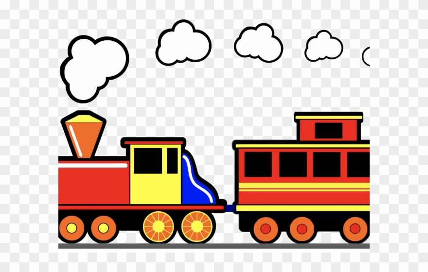 Train Clipart Smoke - Toddler First Words Flash Cards - Png Download
