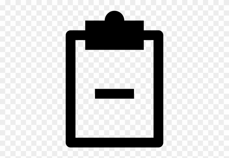 Clipboard Rubber Stamp - Task Icon - Png Download