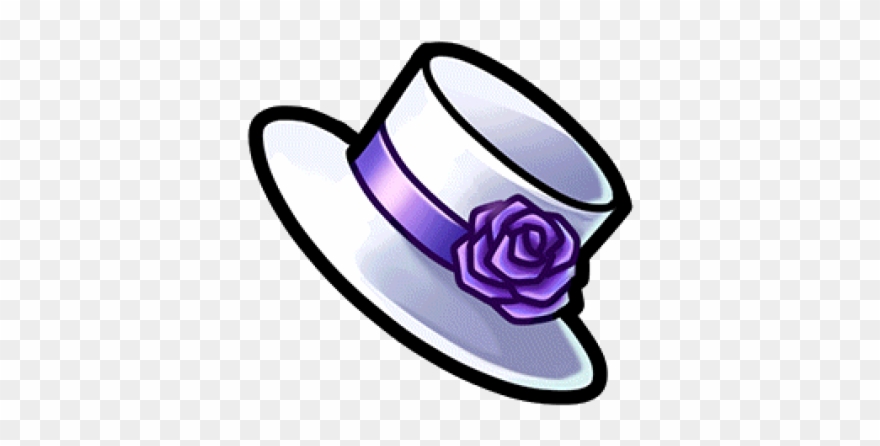 Top Hat Clipart Purple - Png Download