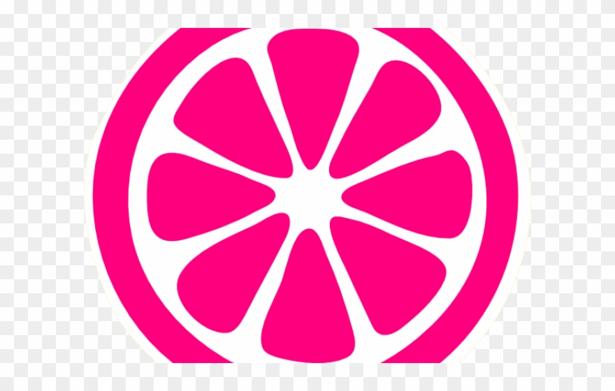 Lemon Clipart Pink Lemon - Lime Slice Clip Art - Png Download