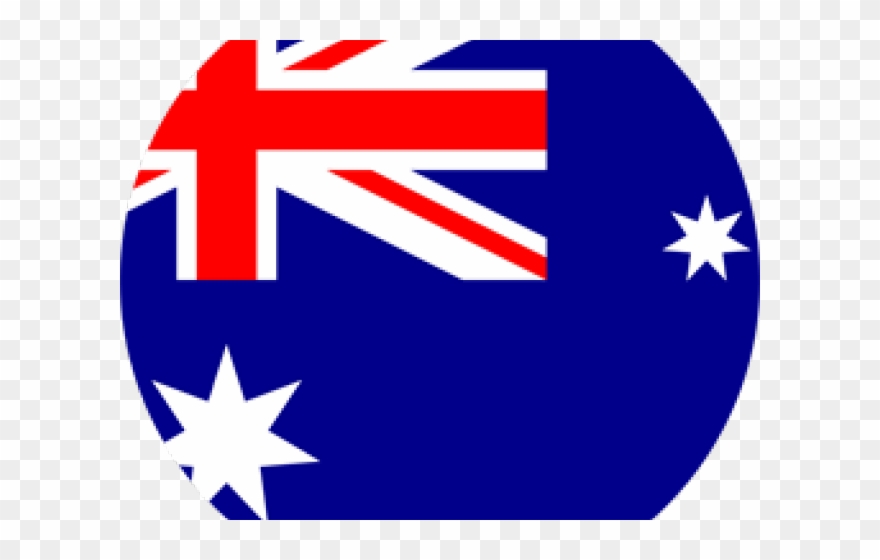 Flag Clipart Australia - Round Australia Flag Png Transparent Png