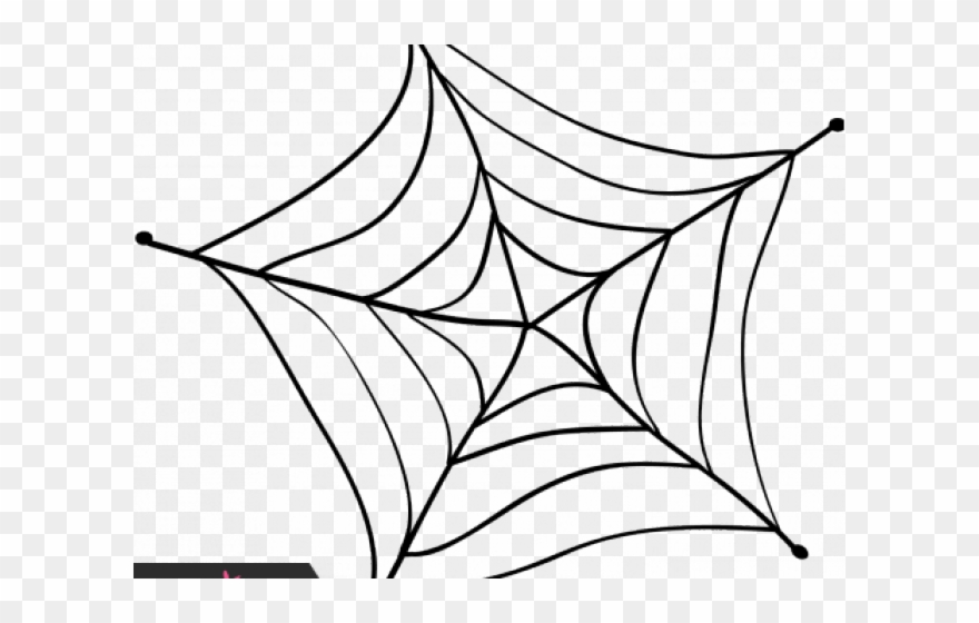 Spider Web Clipart Doodle - Spider Web - Png Download