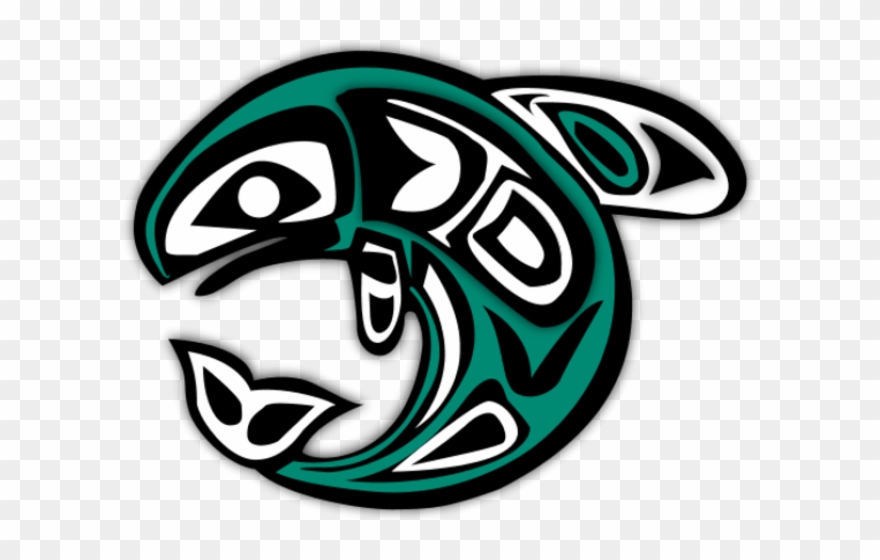 Salmon Clipart Animated - Canada First Nations Art - Png Download