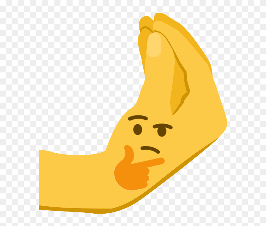 Thinking Emoji Png , Png Download - Thinking Emoji Meme Png Clipart