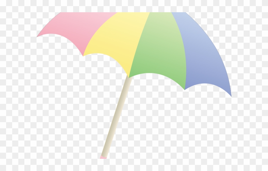 Umbrella Clipart Pastel - Graphic Design - Png Download