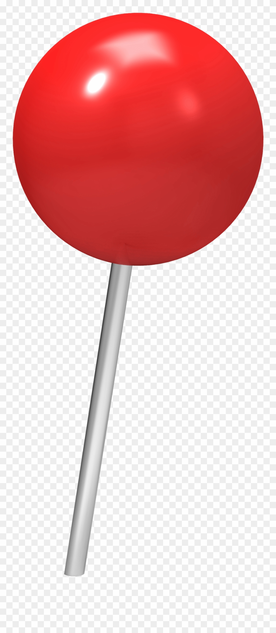 Transparent Push Pin Clip Art - Transparent Pin Png