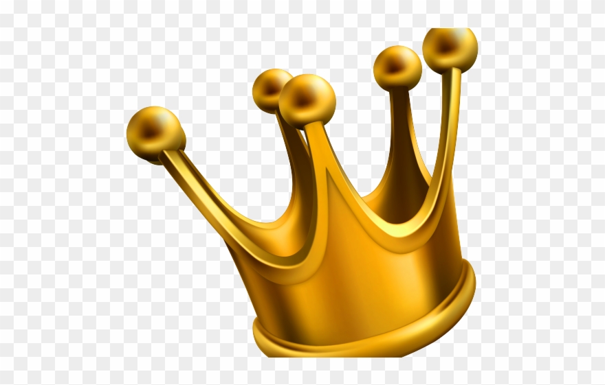 Drawn Crown Tilted - Gold Crown Clipart - Png Download