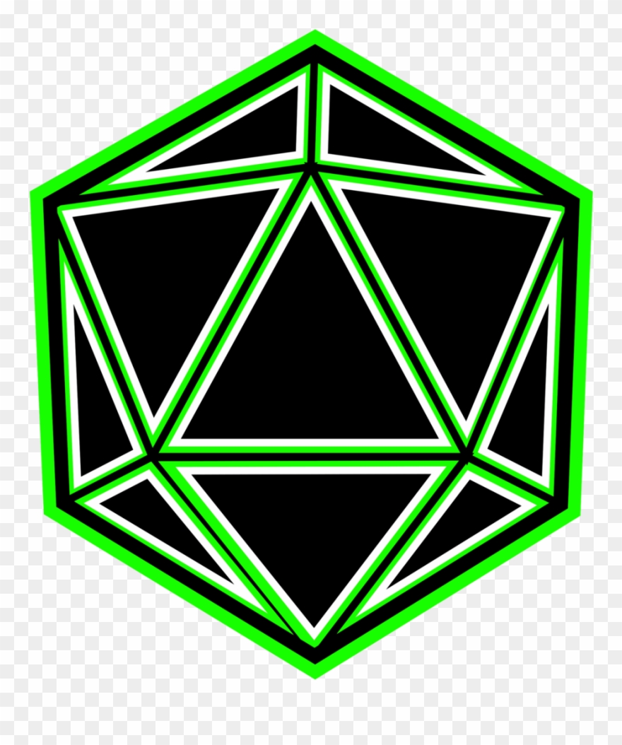D20 Coaster Clipart