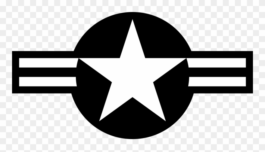 Roundel Of The Usaf - Us Air Force Logo Ww2 Clipart