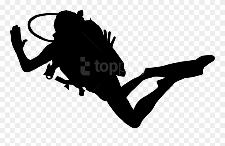 Free Png Scuba Diver Silhouette Png Images Transparent - Scuba Diving Silhouette Png Clipart