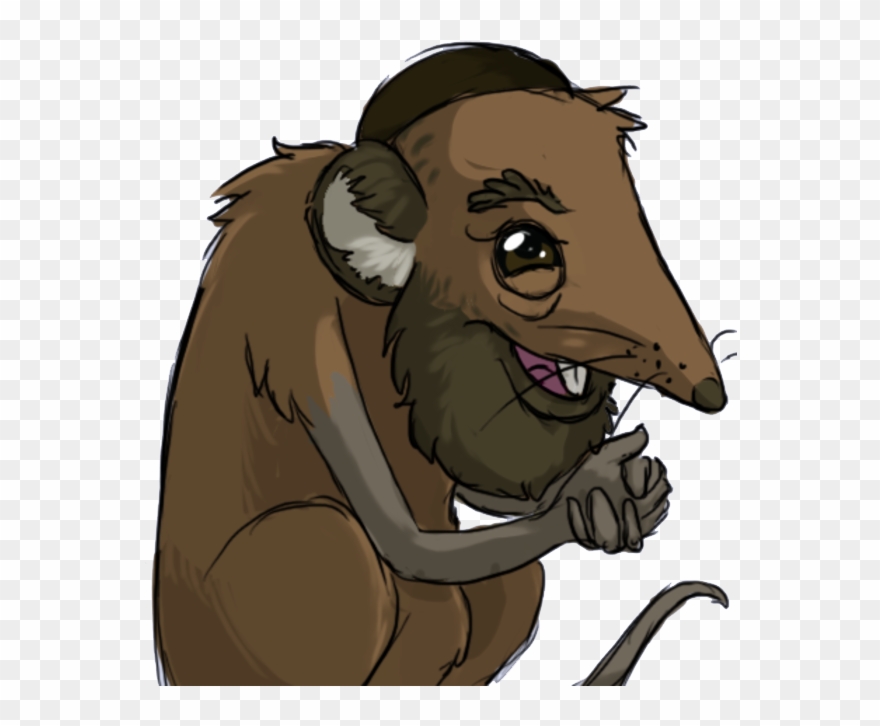 The Last Image Is From The "brains" Of - Rat Jew Clipart