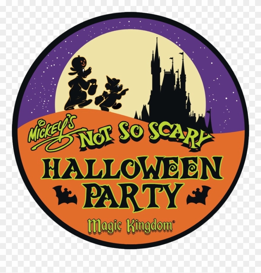 Mickey's Not So Scary Halloween Logo Clipart
