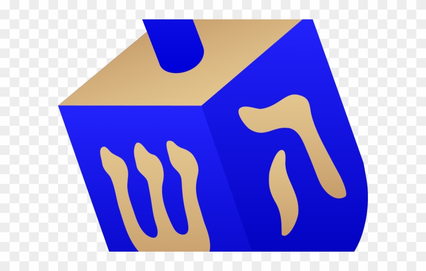 Dradle Picture - Dreidel Hanukkah Clip Art - Png Download
