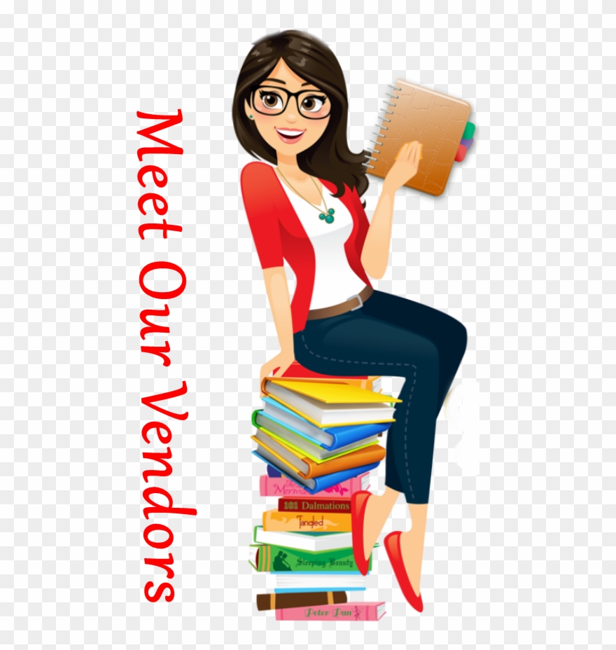 We Have A Wonderful Line Up Of Swag Bag Vendors, Booth - Illustration Of Woman Reading Clipart